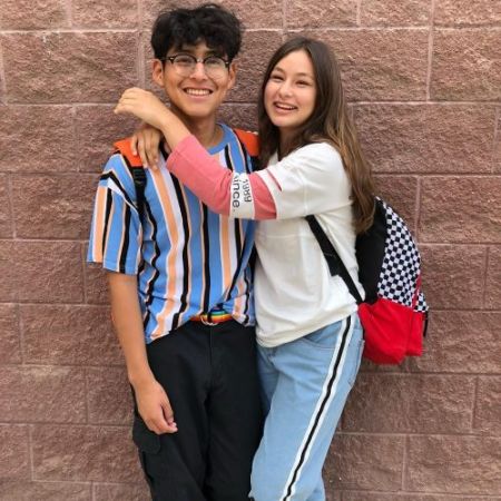Dez Machado with her boyfriend Rento. They started dating since their school life. 